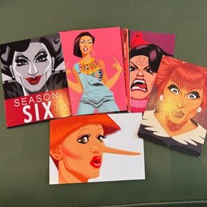 Chad Sell RuPaul’s Drag Race Season 6 Art Postcards Set